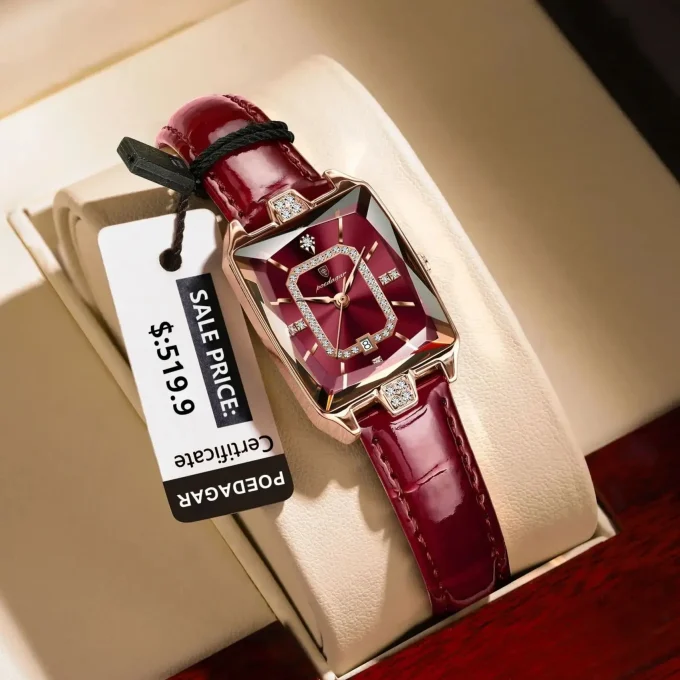 POEDAGAR Luxury High Quality Women Wristwatch Waterproof