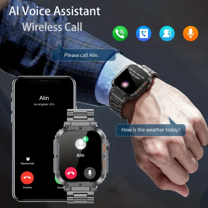 Sport Fitness Tracker health monitor Smartwatch for Android IOS Phone