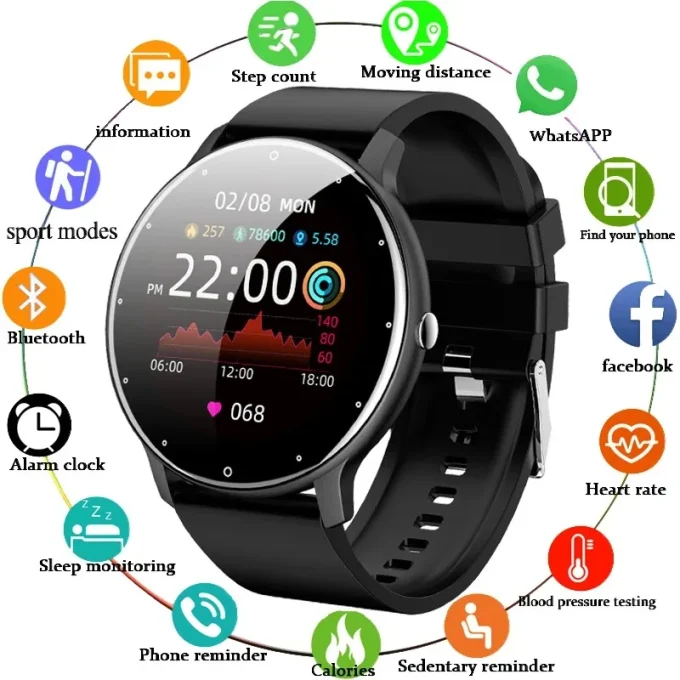 Sport Fitness Watch Man IP67 Waterproof