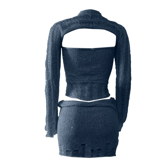 Women Fashion Sexy Hollow Sequins Bandage Tube Top