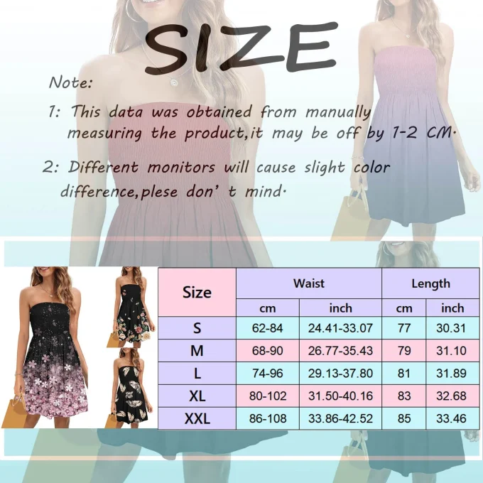 Summer Outfits For Women 2025 Strapless Beach Boho Off Shoulder Dress