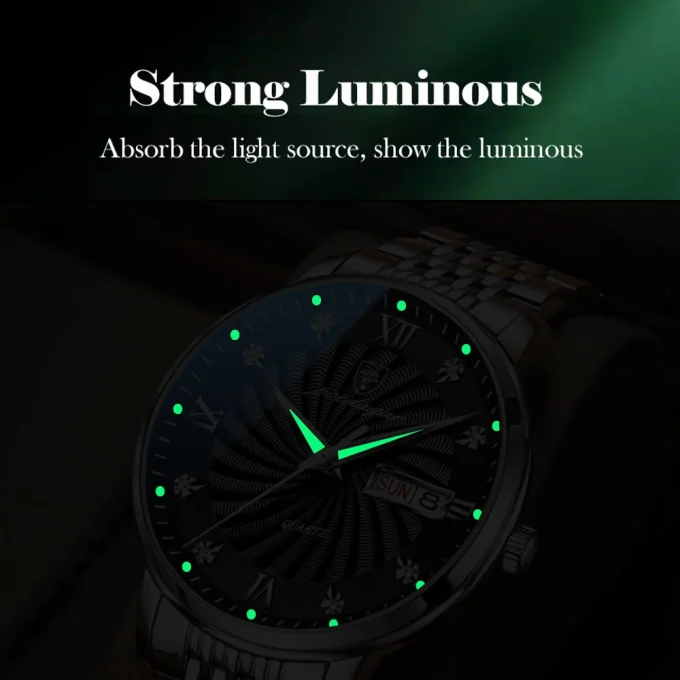 POEDAGAR Luxury Brand Man Watch Waterproof
