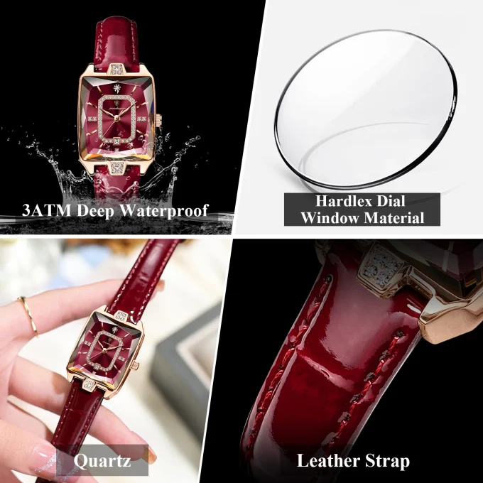 POEDAGAR Luxury High Quality Women Wristwatch Waterproof