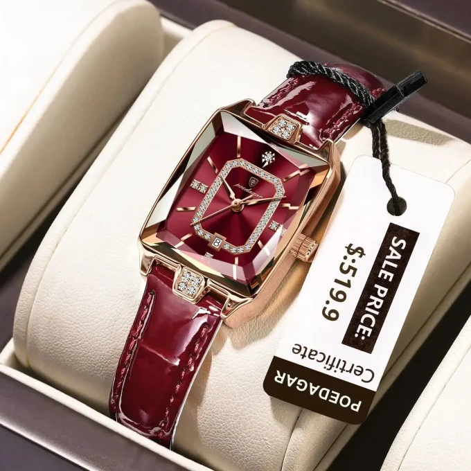 POEDAGAR Luxury High Quality Women Wristwatch Waterproof